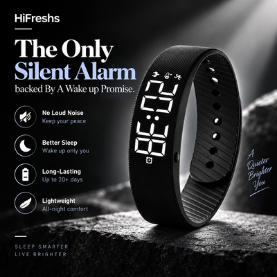 HiFresh™ Silent Vibration Alarm Clock