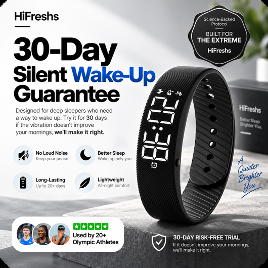 HiFresh™ Silent Vibration Alarm Clock