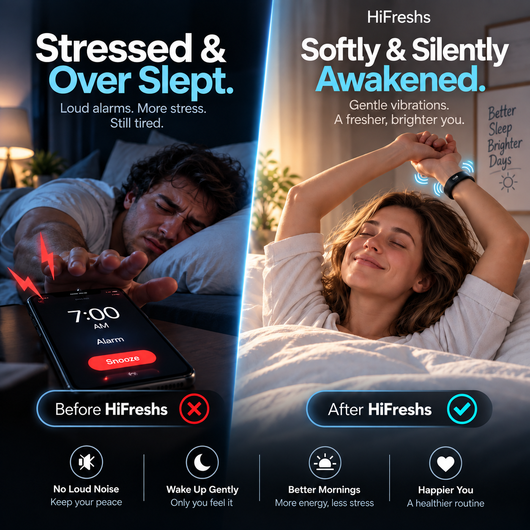 HiFresh™ Silent Vibration Alarm Clock