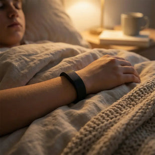 Put on the wake-up band before bed.