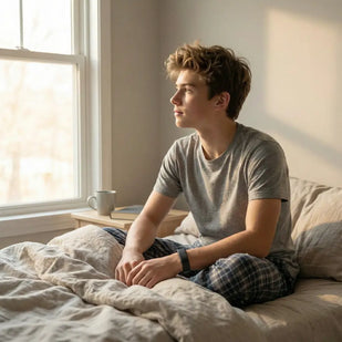 Wake up calm, not jolted.